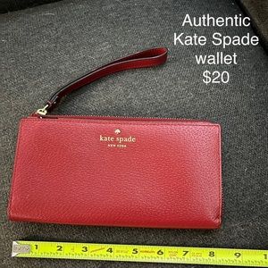 Authentic Kate Spade red wallet